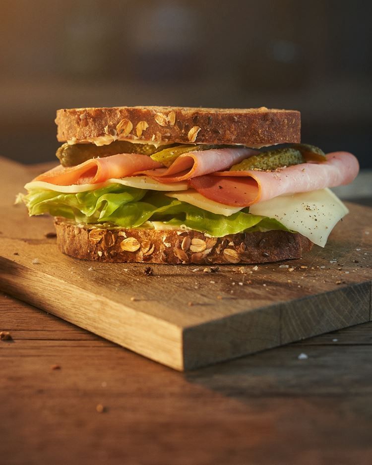 Ham butter baguette